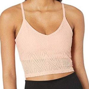 Beyond Yoga Mesh In Line Cropped Tank